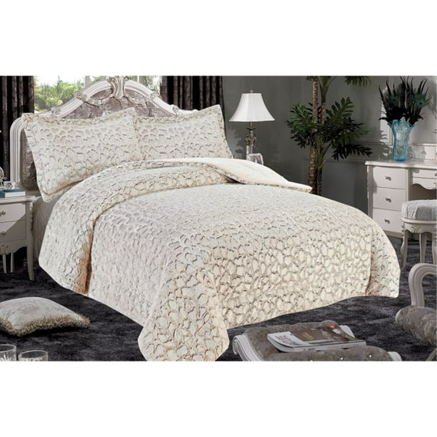 King Queen Noble House Elite Soft /& Plush Sherpa Over-Sized Bed Blanket